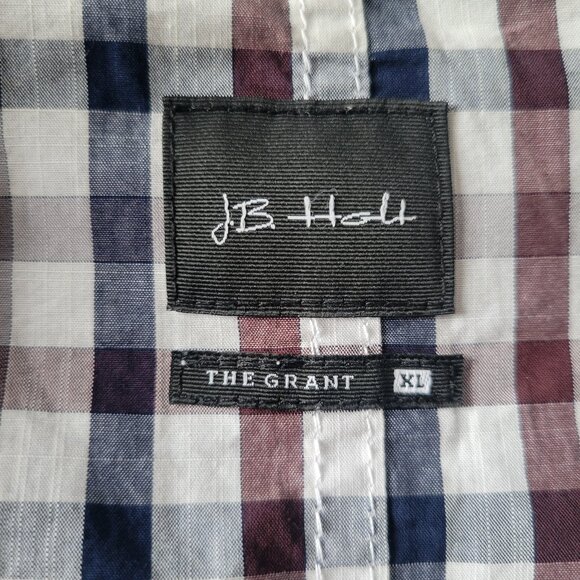 Buckle JB Holt Men’s XL Western Plaid Button-down Long Sleeve Shirt, 100% Cotton - Picture 8 of 11